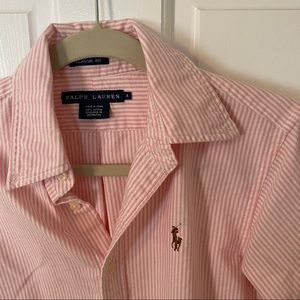 Pink Striped Polo